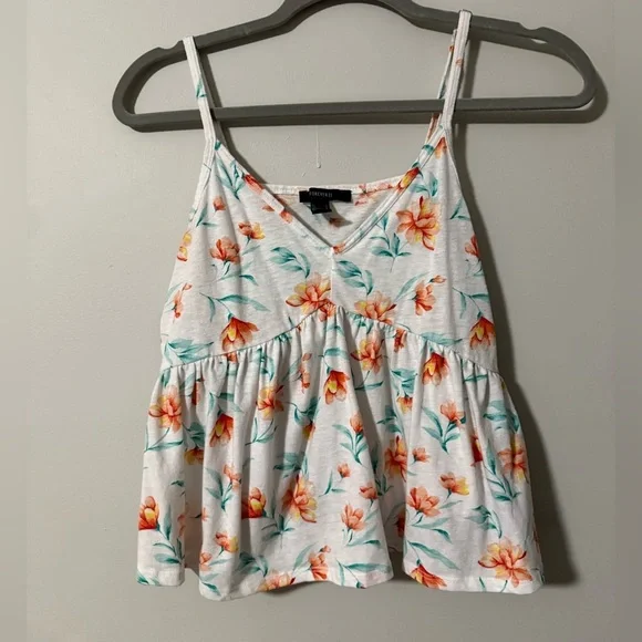 Forever 21 Floral Tank Top - Picture 1 of 5